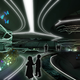 Illustration for article titled Tron-like House of the Future will be built over a Beijing mall